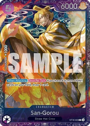 Carta San-Gorou ST18-003, versión Promo
