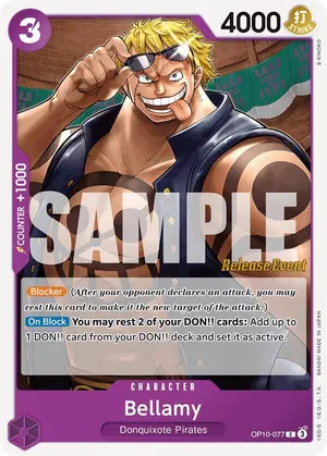 Carta Bellamy OP10-077, versión Promo