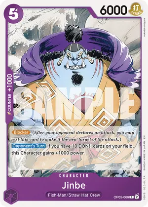 Carta Jinbe OP05-066, versión Normal