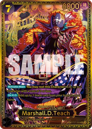 Carta Marshall.D.Teach ST27-005, versión SP