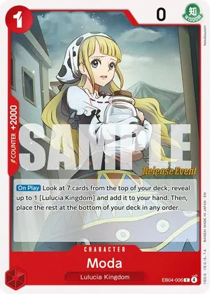 Carta Moda EB04-006, versión Promo