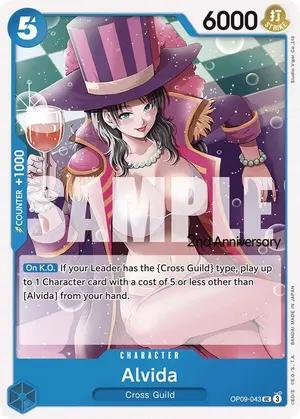 Carta Alvida OP09-043, versión Promo