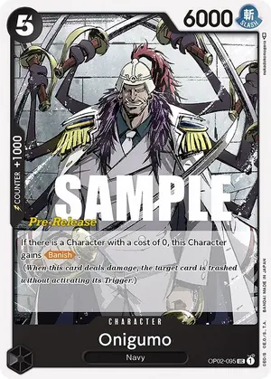 Carta Onigumo OP02-095, versión Promo