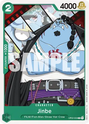Carta Jinbe OP02-033, versión Normal