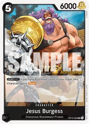 Carta Jesus Burgess OP10-085, versión Promo