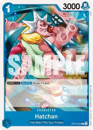 Carta Hatchan OP14-051, versión Promo