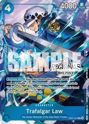 Carta Trafalgar Law OP07-047, versión Arte alternativo