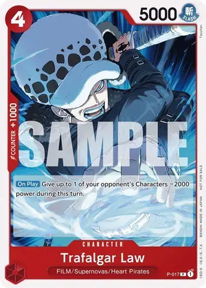 Carta Trafalgar Law P-017, versión Arte alternativo