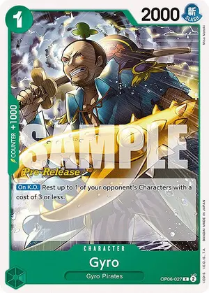 Carta Gyro OP06-027, versión Promo