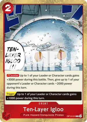 Carta Ten-Layer Igloo OP10-018, versión Normal