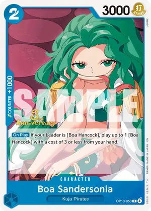 Carta Boa Sandersonia OP13-050, versión Promo