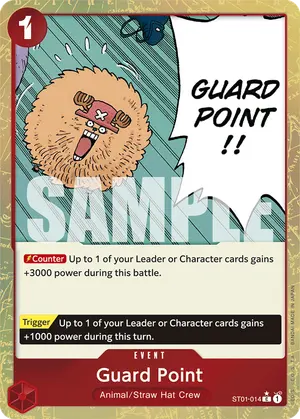 Carta Guard Point ST01-014, versión Normal