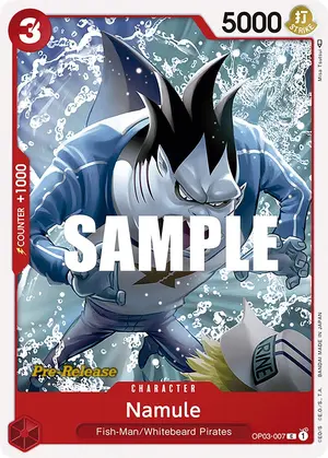 Carta Namule OP03-007, versión Promo