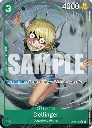 Carta Dellinger OP04-029, versión Arte alternativo