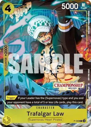 Carta Trafalgar Law P-088, versión Promo