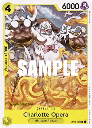 Carta Charlotte Opera OP03-106, versión Promo