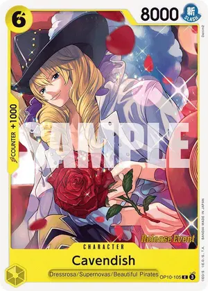 Carta Cavendish OP10-105, versión Promo