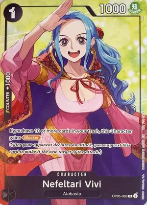 Carta Nefeltari Vivi OP05-086, versión Arte alternativo
