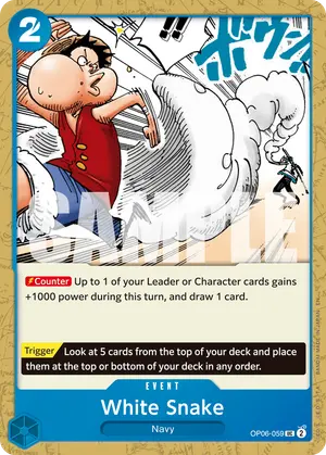 Carta White Snake OP06-059, versión Normal