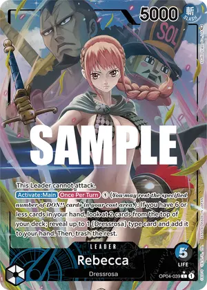Carta Rebecca OP04-039, versión Arte alternativo