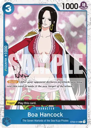 Carta Boa Hancock ST03-013, versión Normal