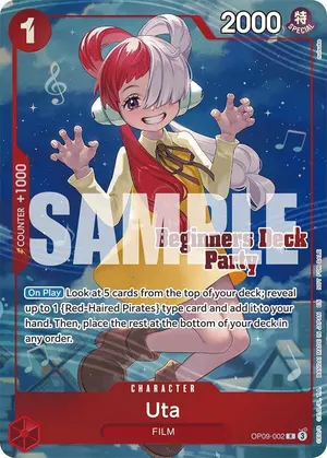 Carta Uta OP09-002, versión Promo