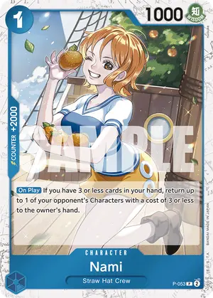 Carta Nami P-053, versión Normal