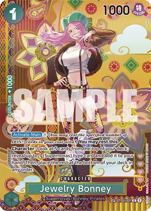 Carta Jewelry Bonney ST02-007, versión SP