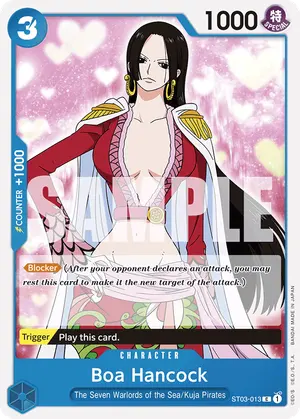 Carta Boa Hancock ST03-013, versión Normal