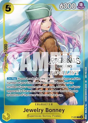 Carta Jewelry Bonney P-085, versión Promo