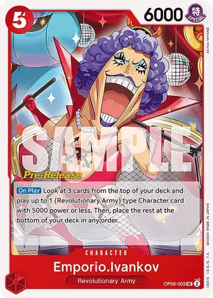 Carta Emporio.Ivankov OP06-003, versión Promo