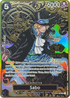 Carta Sabo OP04-083, versión Arte alternativo