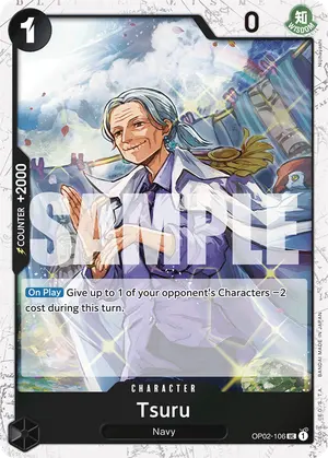 Carta Tsuru OP02-106, versión Normal