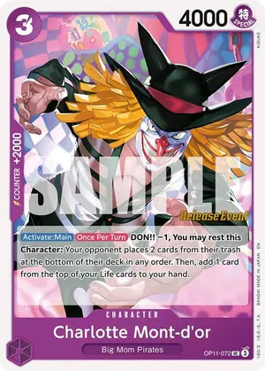 Carta Charlotte Mont-d'or OP11-072, versión Promo