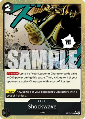 Carta Shockwave ST06-014, versión Normal