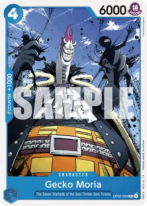 Carta Gecko Moria OP02-054, versión Normal