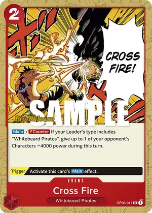 Carta Cross Fire OP03-017, versión Promo