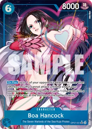 Carta Boa Hancock OP07-051, versión Arte alternativo