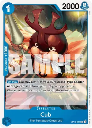 Carta Cub OP10-044, versión Promo