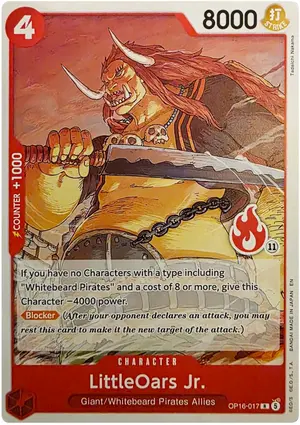 Carta LittleOars Jr. OP16-017, versión Normal