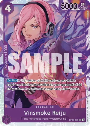 Carta Vinsmoke Reiju OP06-069, versión Normal