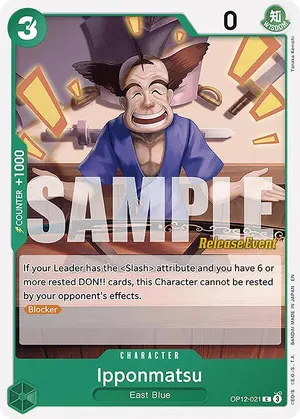 Carta Ipponmatsu OP12-021, versión Promo