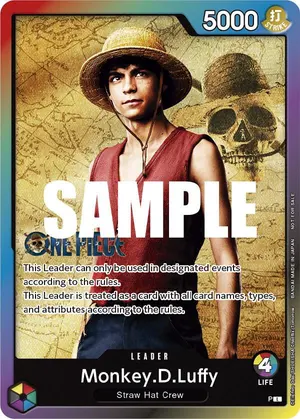 Carta Monkey.D.Luffy P, versión Arte alternativo