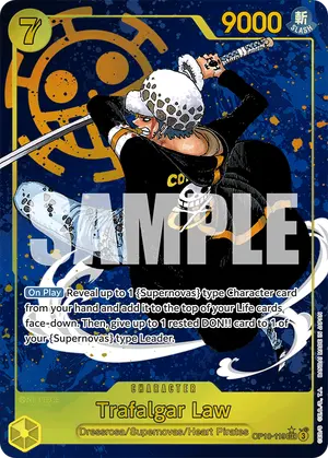 Carta Trafalgar Law OP10-119, versión Arte alternativo