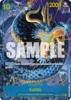 Carta Kaido OP05-118, versión Arte alternativo