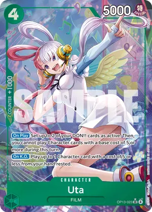 Carta Uta OP13-023, versión Arte alternativo