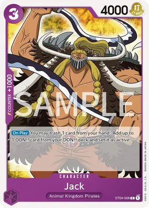 Carta Jack ST04-008, versión Promo