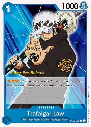 Carta Trafalgar Law ST03-008, versión Promo