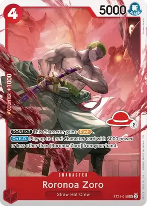 Carta Roronoa Zoro ST21-015, versión Normal