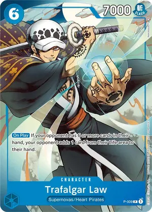 Carta Trafalgar Law P-009, versión Promo
